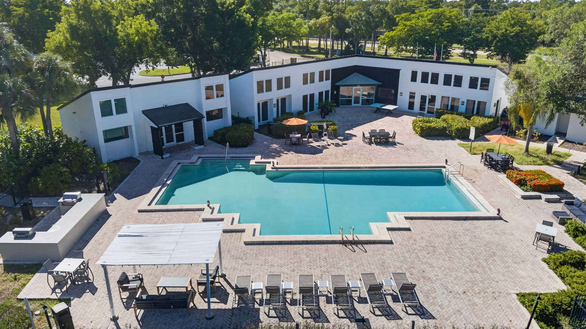 39 Acres resort-style swimming pool and community amenities